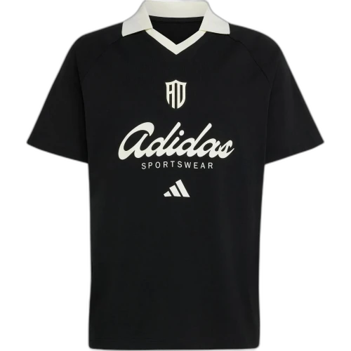 Adidas Polo Shirts Men's Black/Jade White Lapel Moderate Other