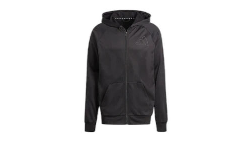 adidas Game And Go Small Logo Full-Zip Hoodie Black