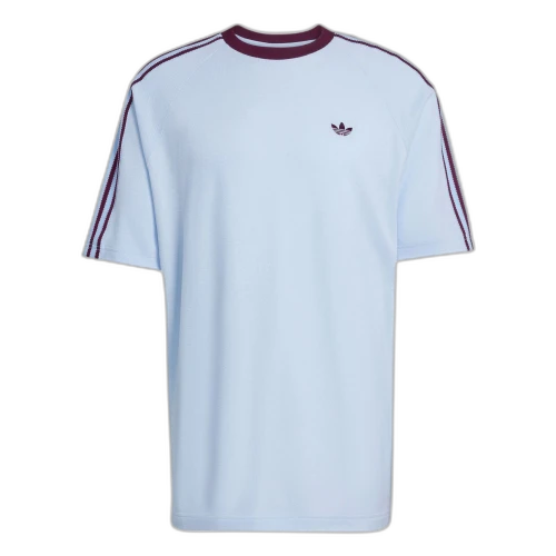 adidas Britcore Ringer Short Sleeve T-Shirt 'Crystal Sky'