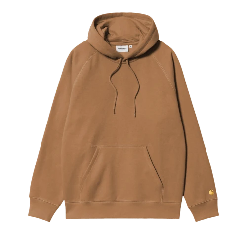 Carhartt WIP Hooded Chase Sweatshirt 'Hamilton Brown/Gold'
