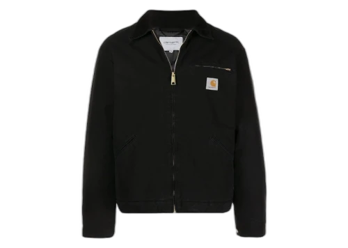 Carhartt WIP OG Detroit Aged Canvas Jacket Black/Black