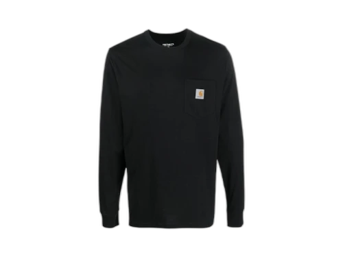 Carhartt WIP Long Sleeve Pocket T-Shirt Black