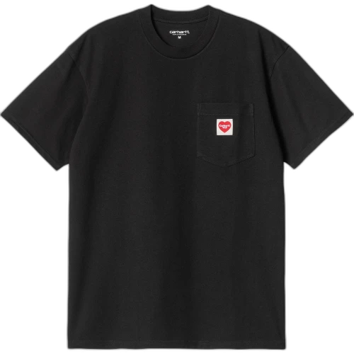 Carhartt WIP Pocket Heart S/S T-Shirt Black