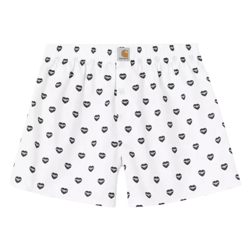 Carhartt WIP Cotton Boxer 'Heart Print/White/Black'