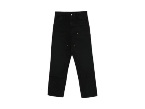 Carhartt WIP Double Knee Pants Black (Stone Canvas)