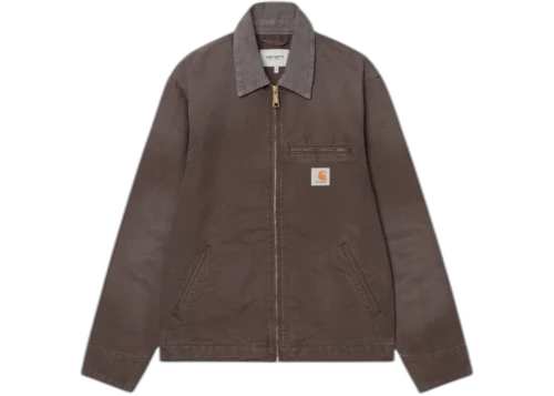Carhartt WIP Detroit Jacket Stone Canvas Brown