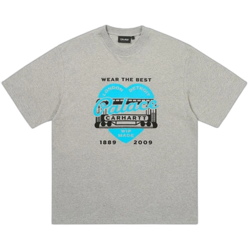 Palace x Carhartt WIP Heart T-Shirt 'Heather Grey'
