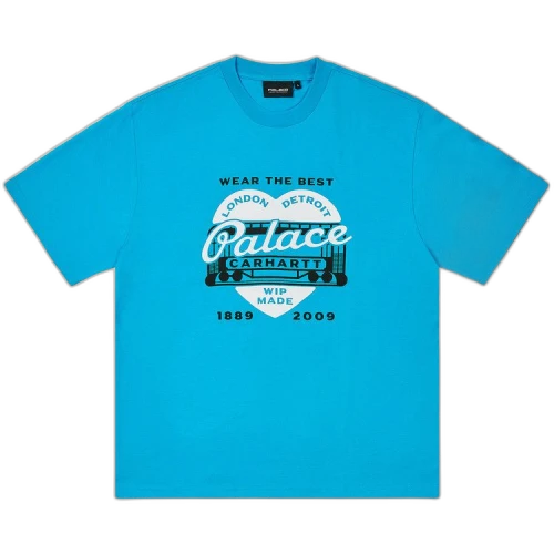 Palace x Carhartt WIP Heart T-Shirt 'Safety Blue'
