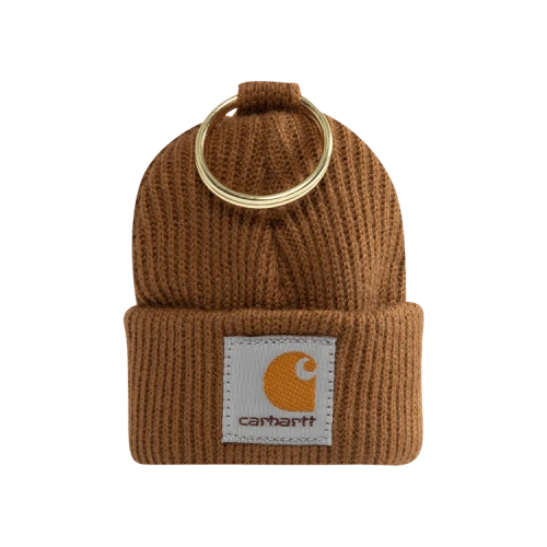 Carhartt WIP Mini Watch Hat Keychain 'Hamilton Brown'