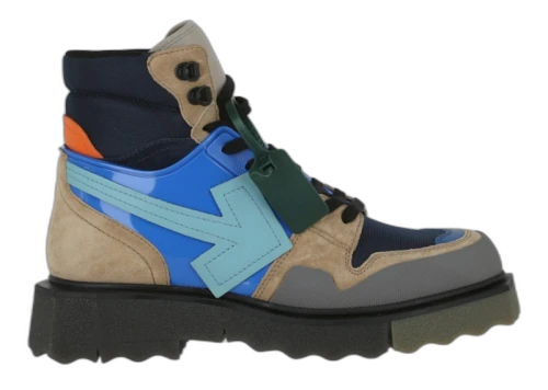 OFF-WHITE Hiking Sponge Sneakerboot Turquoise