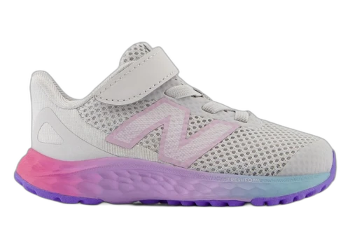 New Balance Fresh Foam Arishi v4 Bungee Lace Grey Matter Mid Century Pink Lilac Glo (TD)