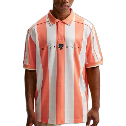 Nike Fairway Fresh Dri-FIT Loose Short-Sleeve Golf Polo 'Orange Frost'