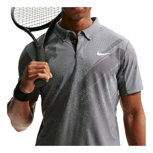 Nike Court Slam Dri-FIT ADV Polo Shirt 'Anthracite Cool Grey White'
