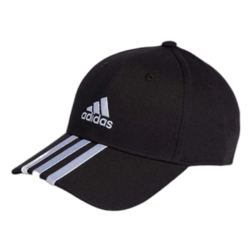 adidas 3-Stripes Cotton Twill Baseball Cap 'Black'
