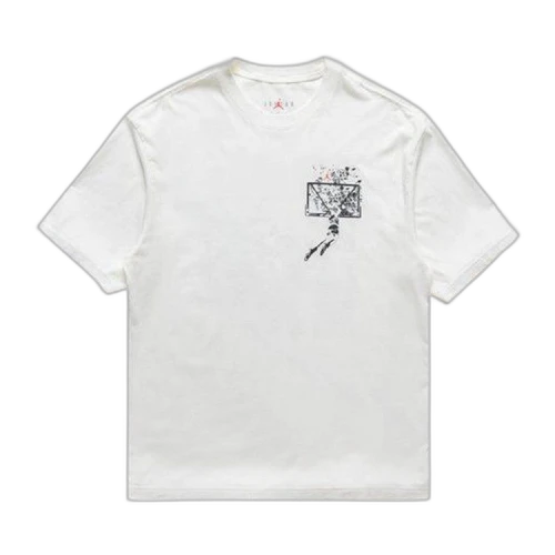 Air Jordan Brooklyn Oversized Graphic T-Shirt 'Sail/Off Black'