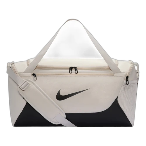 Nike Brasilia 40L Small Duffel Bag 'Light Bone Black'