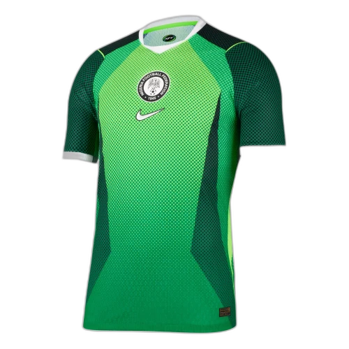 Nike Nigeria 2026 Match Home Aero-FIT Authentic Jersey 'Pine Green Electric Green White'
