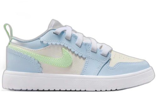 Jordan 1 Low ALT SE Half Blue Sail Vapor Green (PS)