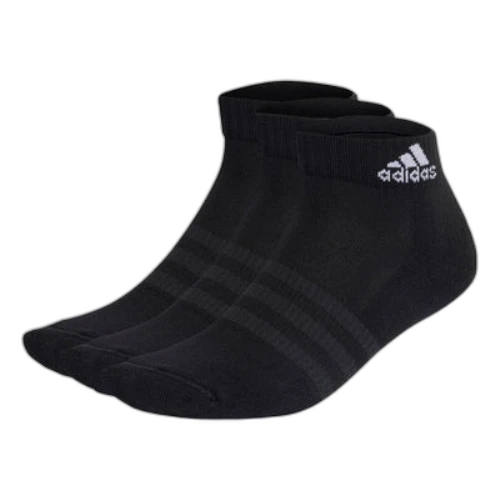 adidas Cushioned Sportswear Ankle Socks 3 Pairs 'Black'