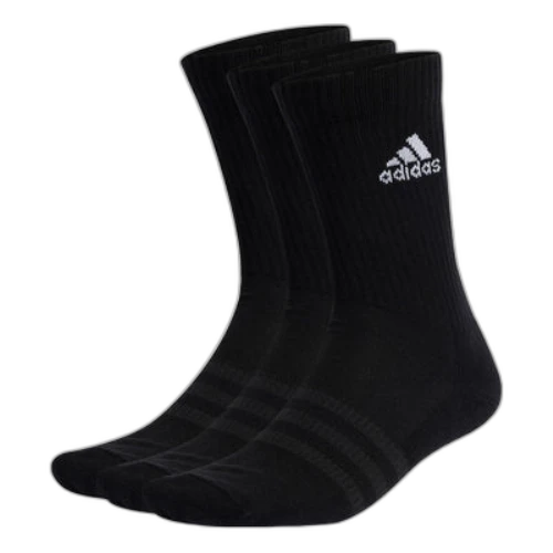 adidas Cushioned Crew Socks 3 Pairs 'Black'
