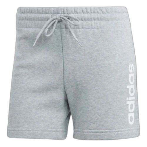 adidas Essentials Linear French Terry Shorts Asia Sizing 'Grey White' (Women's)