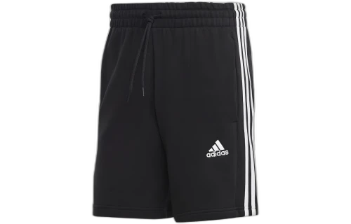 adidas Essentials French Terry 3-Stripes Shorts 'Black'