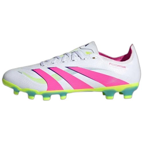 adidas Predator League MG Cloud White Lucid Pink Lucid Lemon