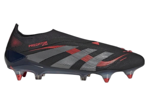 adidas Predator Elite Laceless SG Core Black Grey Four Lucid Red