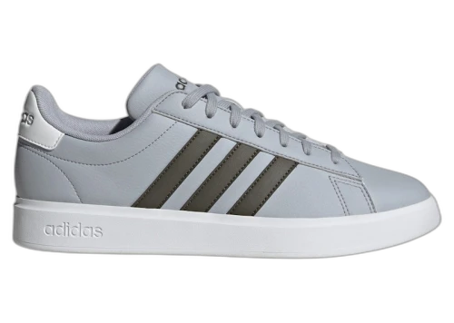 adidas Grand Court Halo Silver Shadow Olive Cloud White