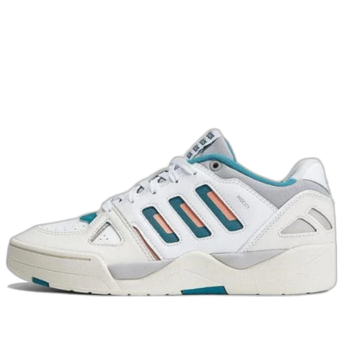 adidas Midcity Low Basketball Shoes 'White Grey Aqua'