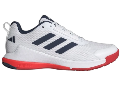 adidas Novaflight 2 Indoor White Team Navy Better Scarlet (Women's)