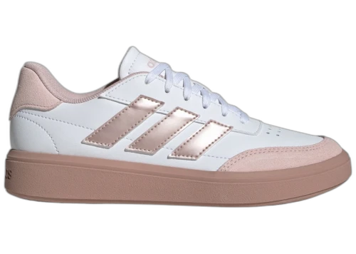 adidas Courtblock Cloud White Sandy Pink Met. Sandy Pink (GS)