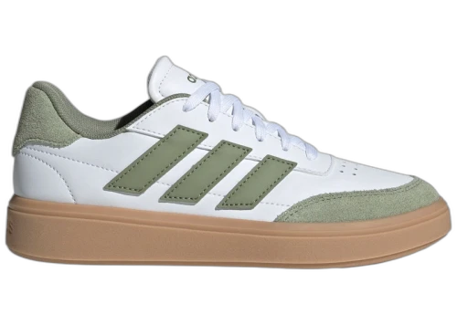 adidas Courtblock Cloud White Tent Green Gum (GS)