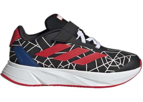 adidas Duramo EL Spider-Man Core Black Better Scarlet Cloud White (GS)