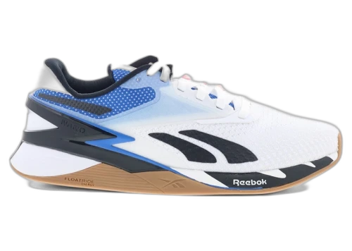 Reebok Nano X3 White Neon Cherry Electric Cobalt Mismatched