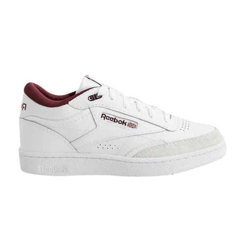 Reebok Club C Mid 2 'White Classic Maroon'