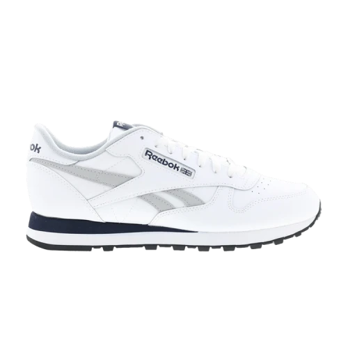Reebok Classic Leather 'White Grey Vector Navy'