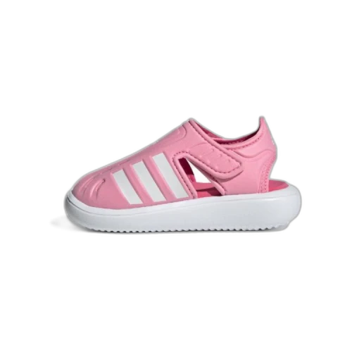 (TD) adidas Closed Toe Summer Water Sandals 'Pink White'