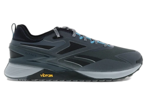 Reebok Nano X3 Adventure Pure Grey Black Bold Cyan