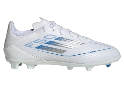 adidas F50 League FG/MG Cloud White Silver Metallic (Kids)