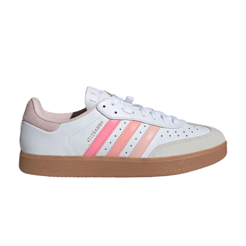 adidas Velosamba Leather Cloud White Sandy Pink Gold Metallic