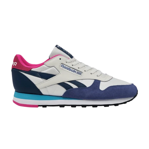 Reebok Classic Leather 'Uniform Blue Laser Pink'