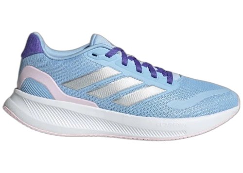 adidas Runfalcon 5 Glow Blue Silver Metallic Clear Pink (GS)