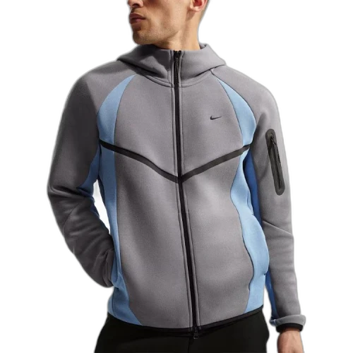 Nike Tech Men's Color-Block Full-Zip Fleece Windrunner Jacket