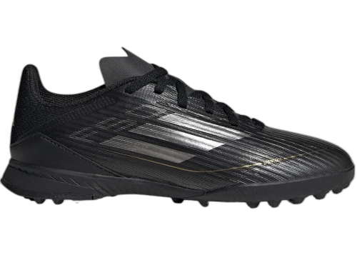 adidas F50 League Turf Core Black Iron Metallic Gold Metallic (GS)