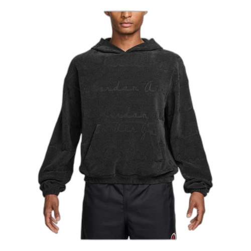 Air Jordan Flight Jacquard Pullover Hoodie 'Black'