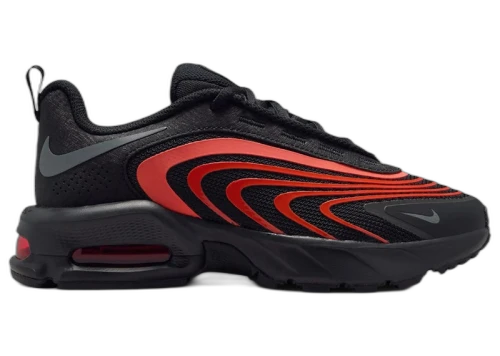 Nike Air Max Fire Black Picante Red Smoke Grey (GS)