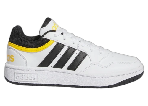 adidas Hoops Cloud White Core Black Bold Gold (GS)