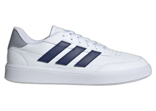 adidas Courtblock Cloud White Dark Blue Halo Silver