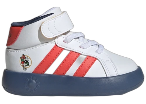 adidas Grand Court Disney Mickey Cloud White Bright Red Preloved Ink (TD)